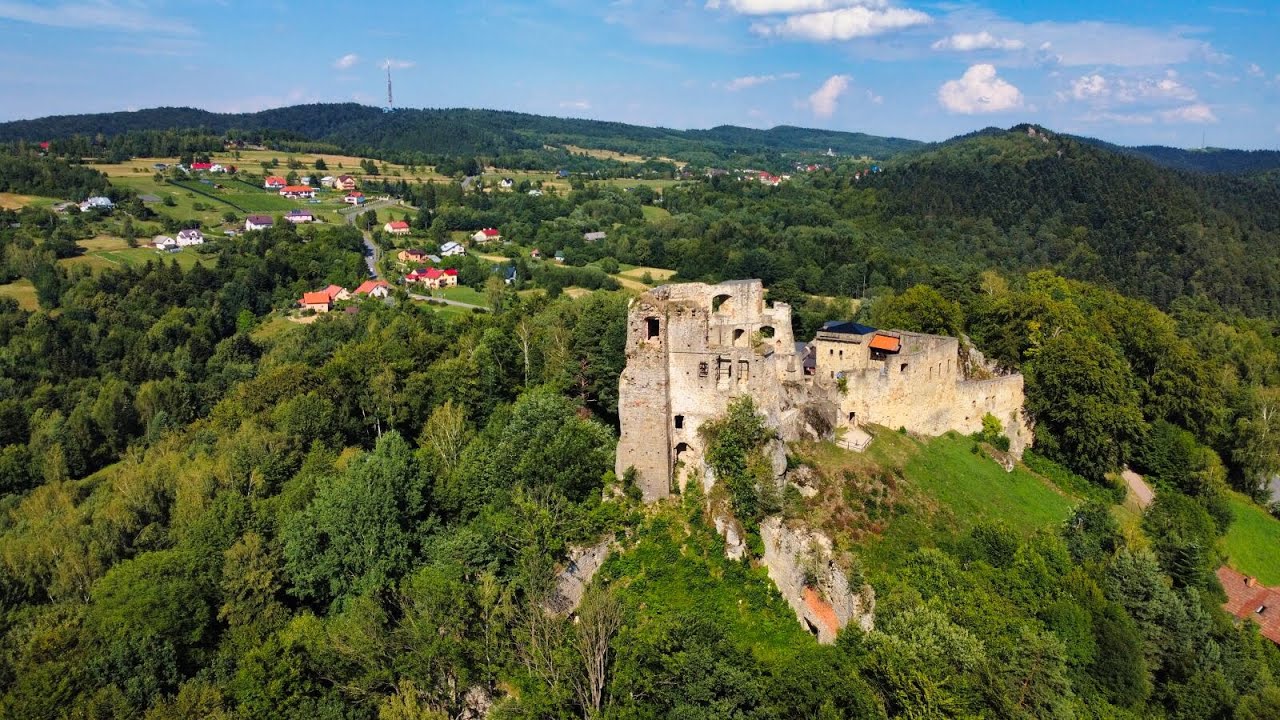 Ruiny zamku Kamieniec w Korczynie-Odrzykoniu