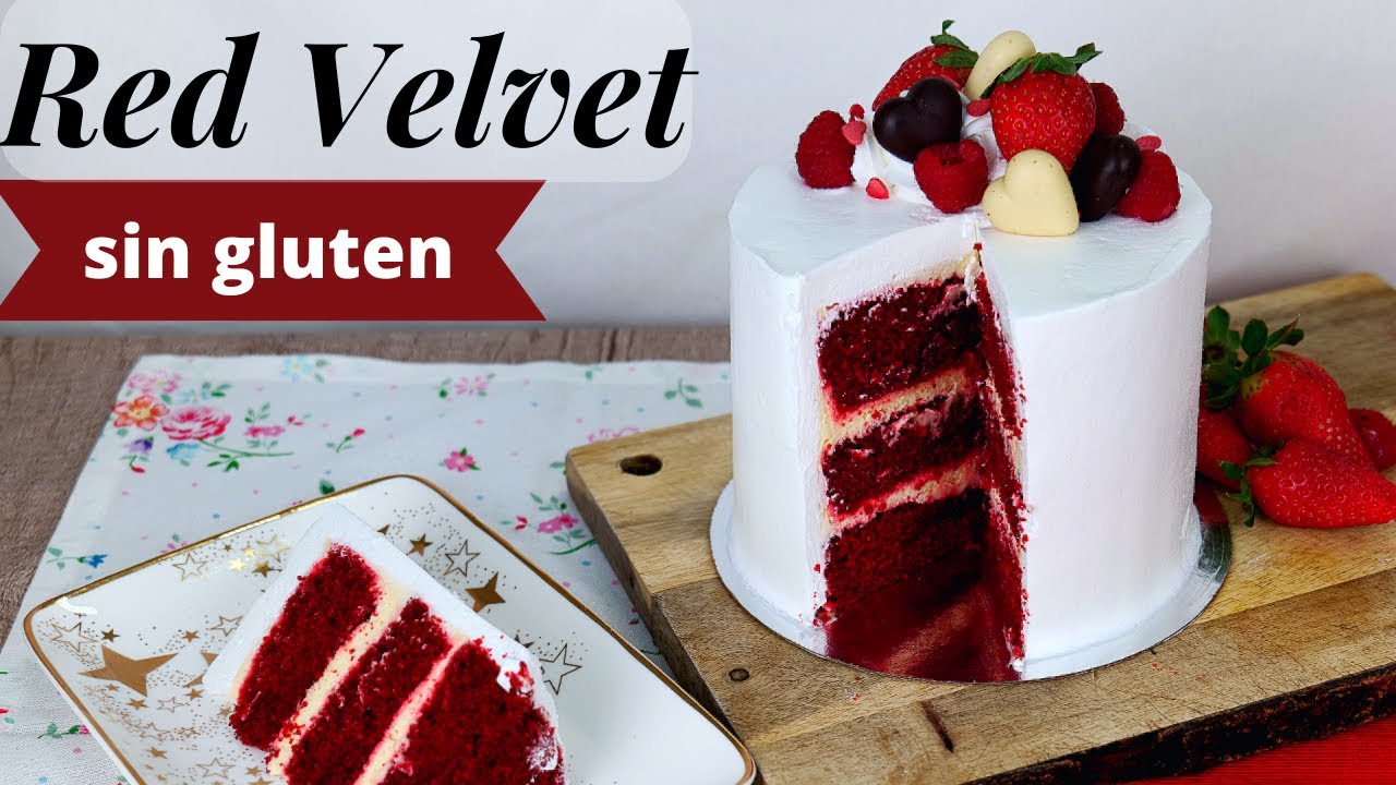 TARTA RED VELVET SIN GLUTEN | ❤️ + trucos y consejos para que quede húmeda y extra roja!