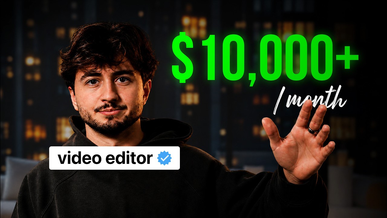 the editing framework that made me $10,000+/mo as a video editor