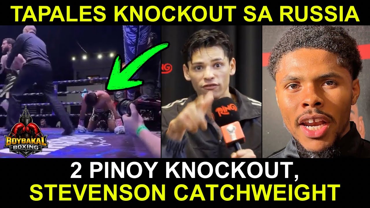 Tapales Talo KNOCKOUT Sa Russia | Stevenson Demand 144 Catchweight Kay Ryan Garcia, Ryan Sumagot 