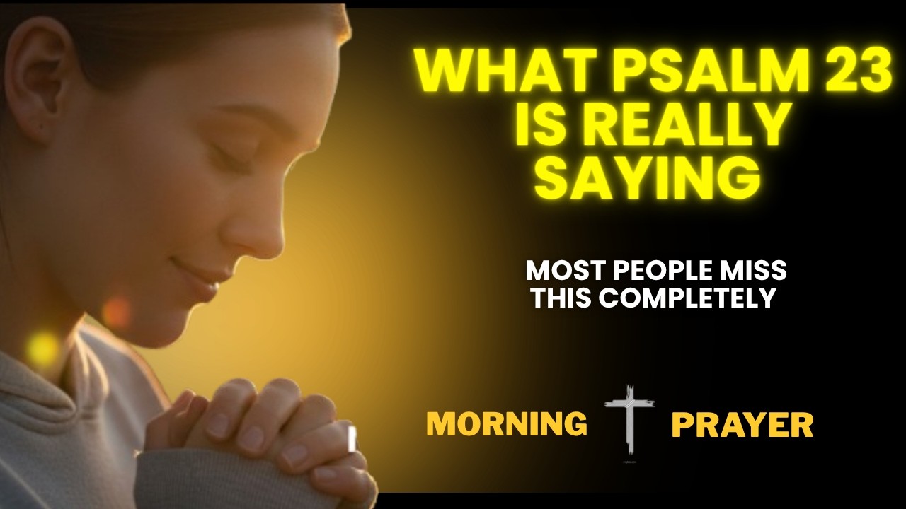 Psalm 23: A Powerful Message of Faith and Trust in God | Morning Prayer