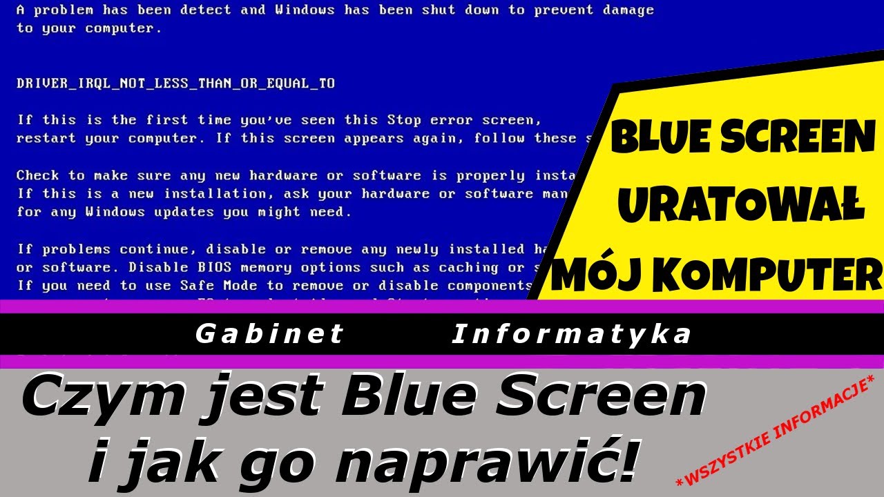 Czym jest Blue Screen i jak go naprawić | Poradnik Windows