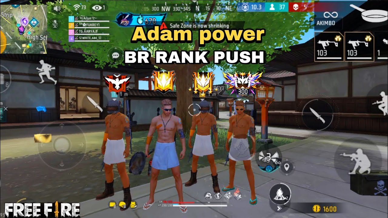 Br Rank Push Heroic In Master | Squad Gameplay | Top 10 Bhooya Match #freefire #totalgaming