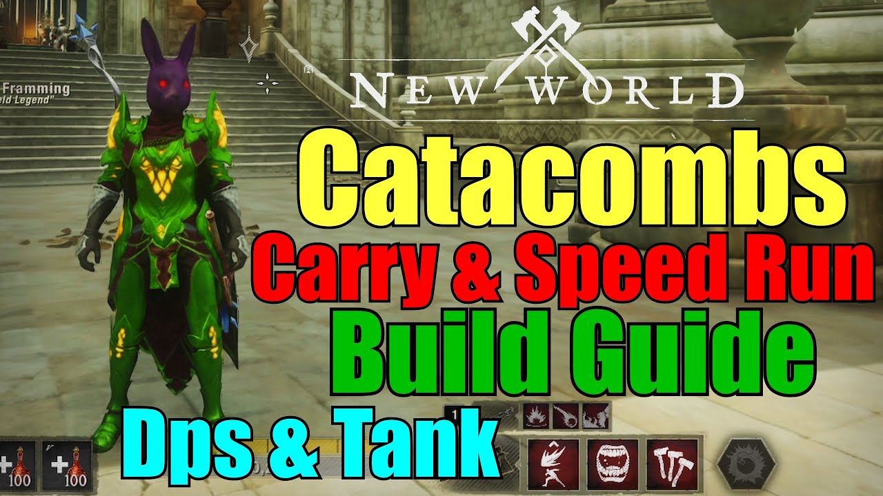Catacombs Speedrun Meta Build &ndash; Hatchet & Fire Staff Carry | New World Season 10