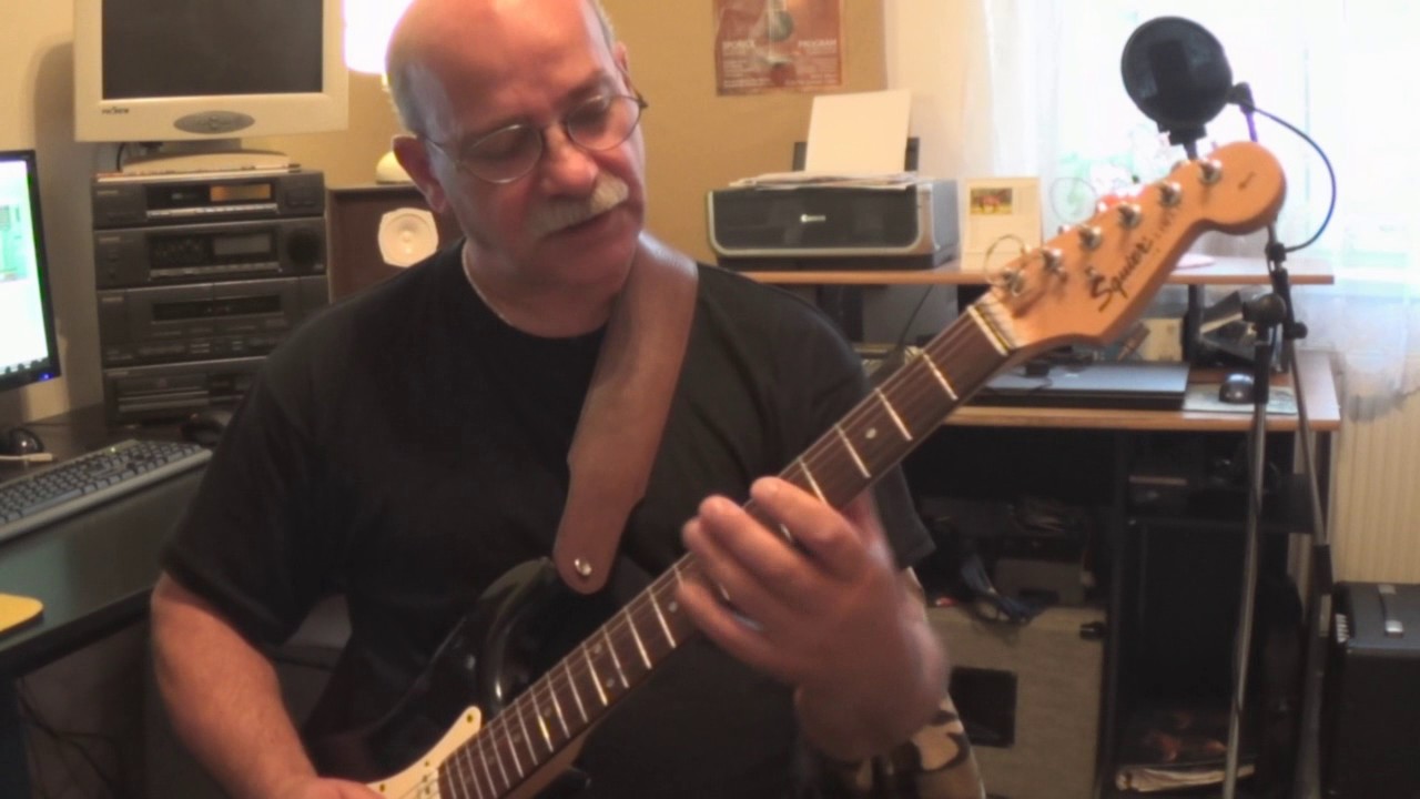 Kytarová pentatonika bez not - improvizované sólo. 2016 - Jaroslav Koukola