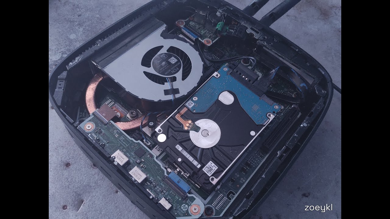 Putting a FULL LAPTOP Hard Drive in my HP T740!!!!