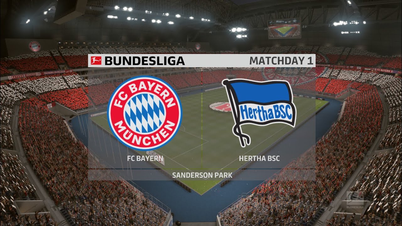 Fifa 20 Gameplay Bundesliga Matchday 1: Bayern Munich Vs Hertha Berlin