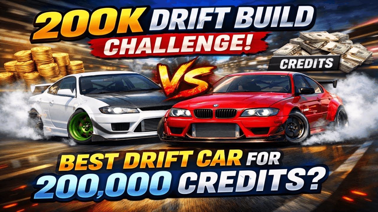 Who Can Build the Best Drift Car for 200K Credits in CarX Street?!