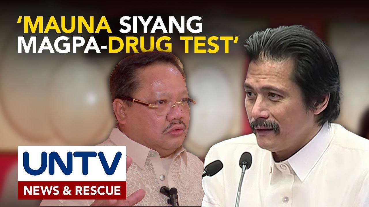 Kongresista sa panukalang mandatory drug test ni Sen. Padilla: “Mauna siya”