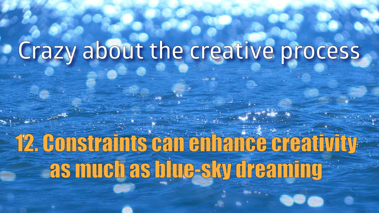 Constraints can enhance creativity