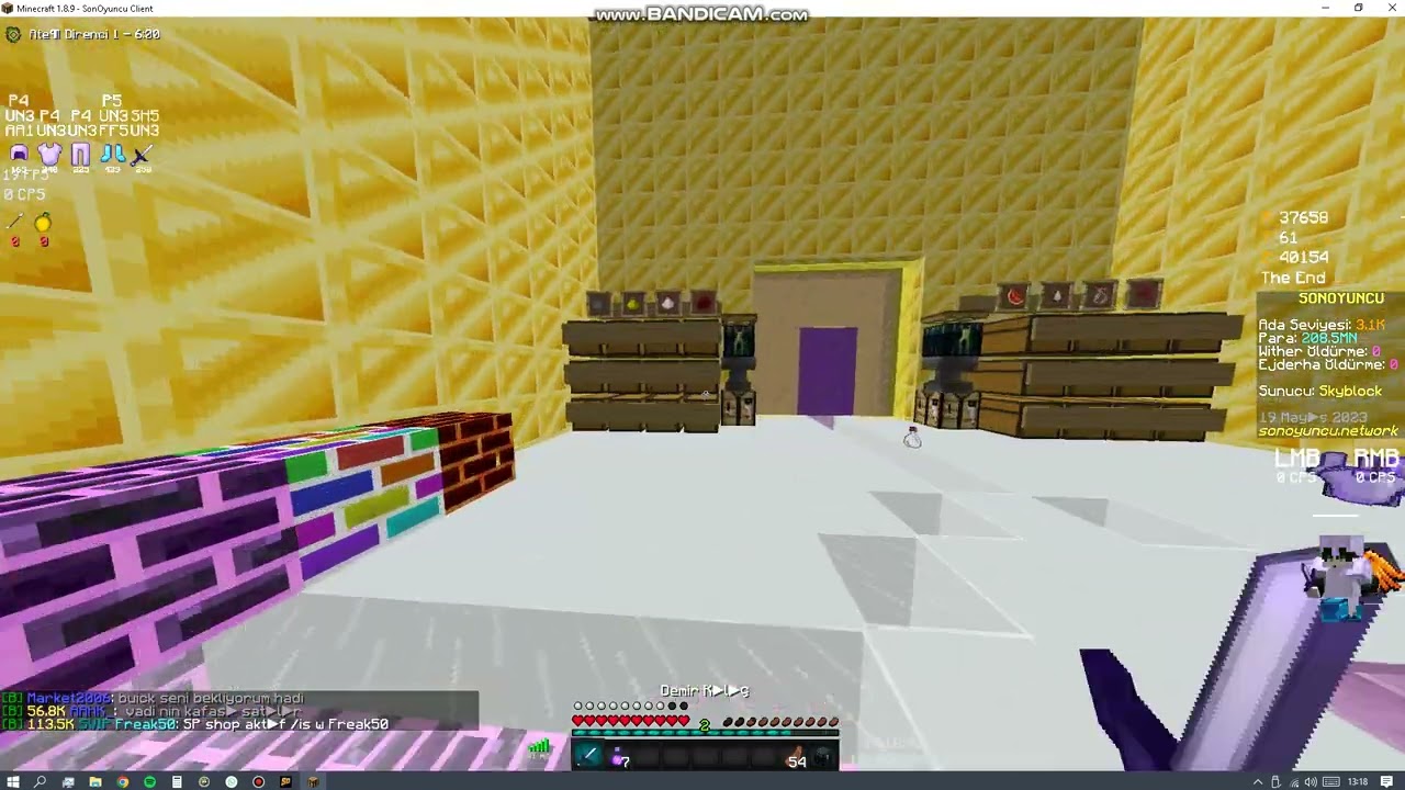 SonOyuncu Skyblock Ufak Çaplı Ticaret! | Dolandırmadı 😱