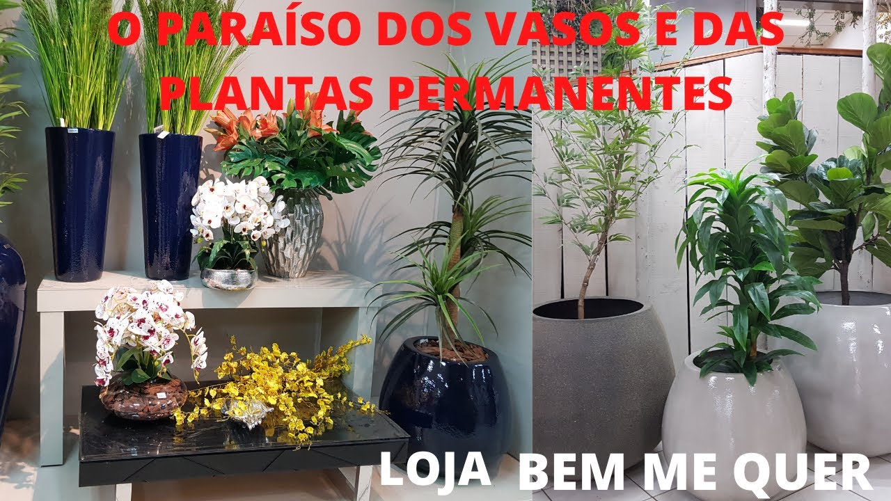 Achadinhos de Decoração BEM ME QUER DECOR/Vasos/Cachepôs/Plantas Permanentes/Tour em PORTO FERREIRA/