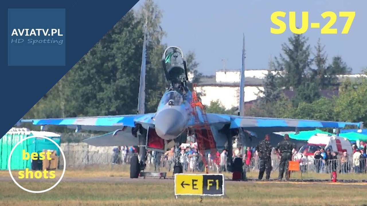Su-27 - dynamic display - Air Show Radom 2013