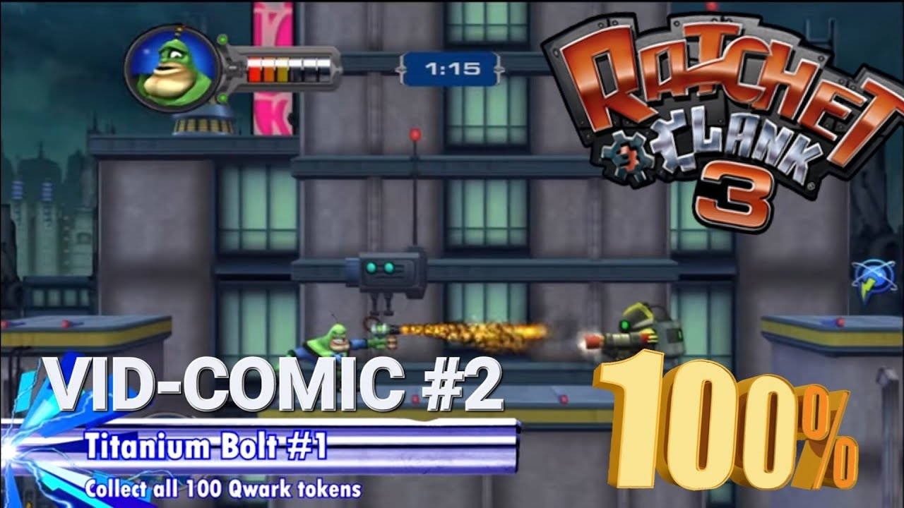 Ratchet & Clank 3 (HD) - All Skill Points & Titanium Bolts (Vid-Comic #2)