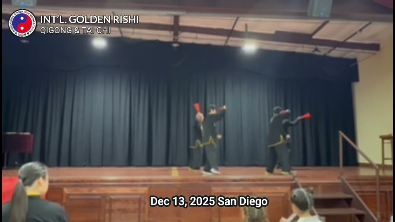 Fan Tai Chi at 2025 Golden Rishi Holiday Party