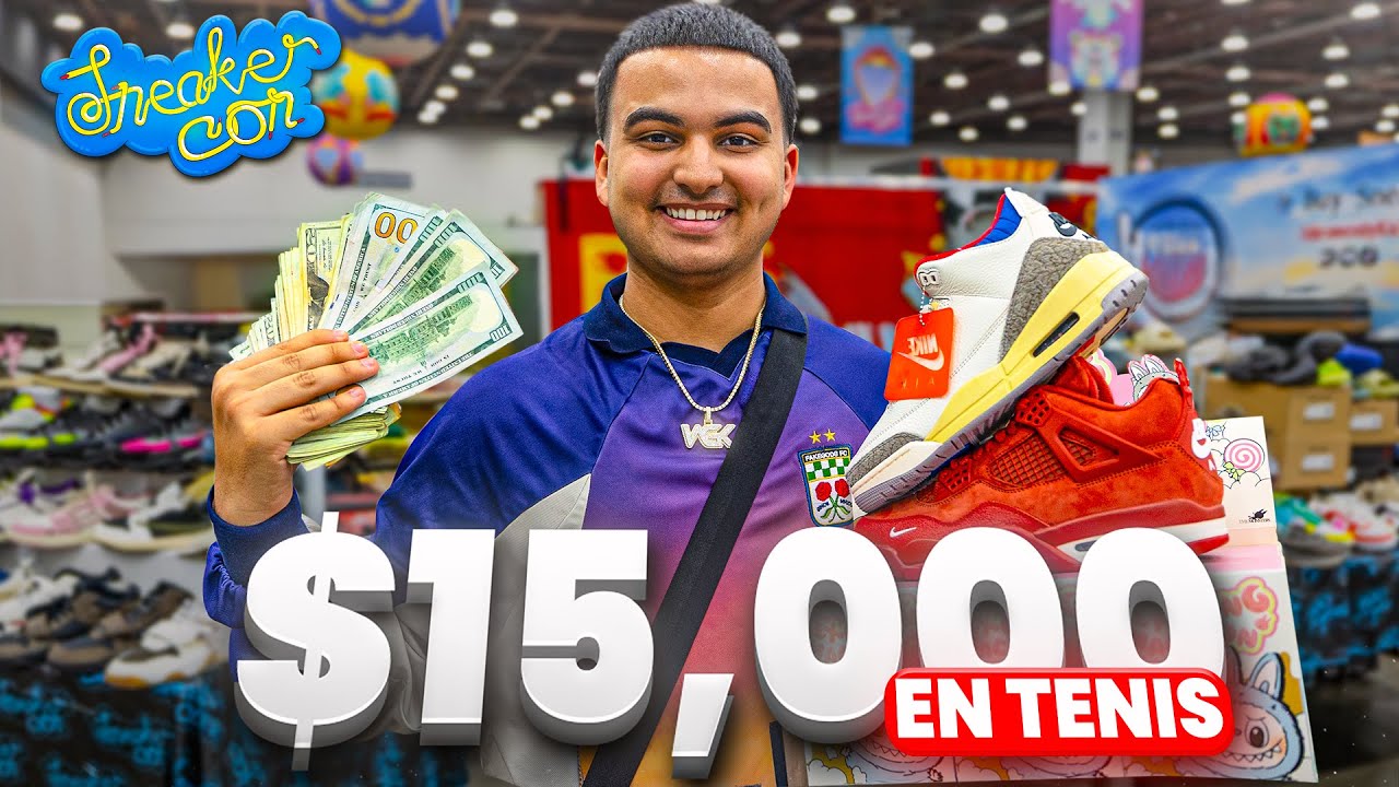 &iexcl;COMPRANDO TENIS EN SNEAKERCON DETROIT!