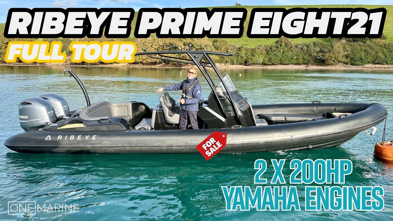 Ribeye Prime EIGHT21 Boat For sale in Salcombe, Devon. Full Tour & Walkthrough