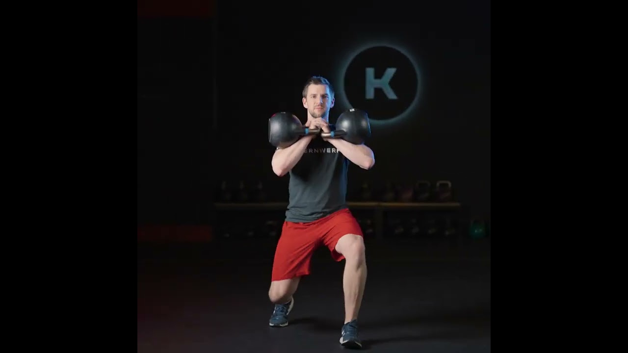 Front Rack Lunge - Double Kettlebell
