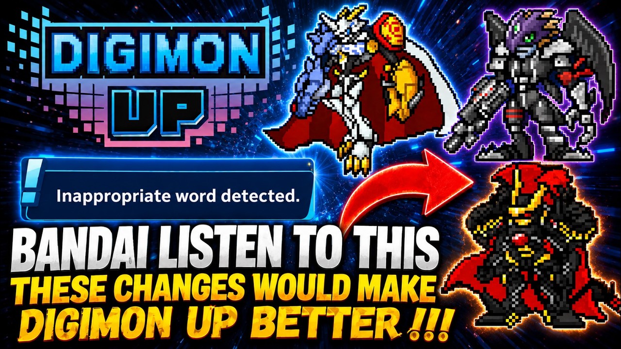 Digimon UP &mdash; BANDAI ДОЛЖНЫ ЭТО УСЛЫШАТЬ! Изменения, которые сделают игру ЛУЧШЕ!