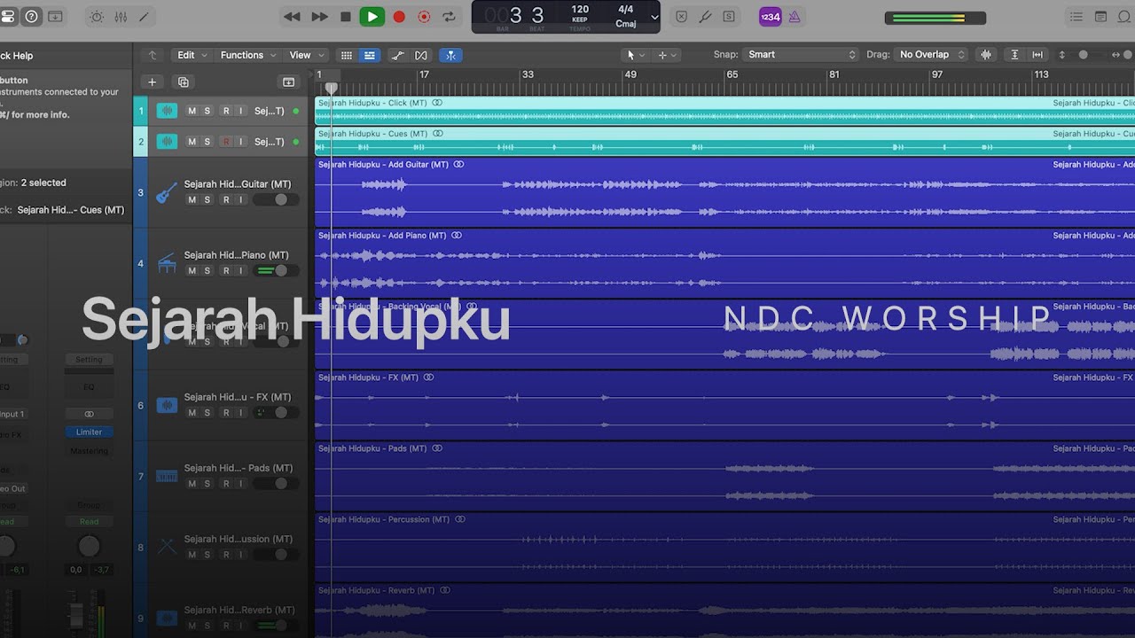 NDC Ministry - Sejarah Hidupku (Sequencer Multitrack)