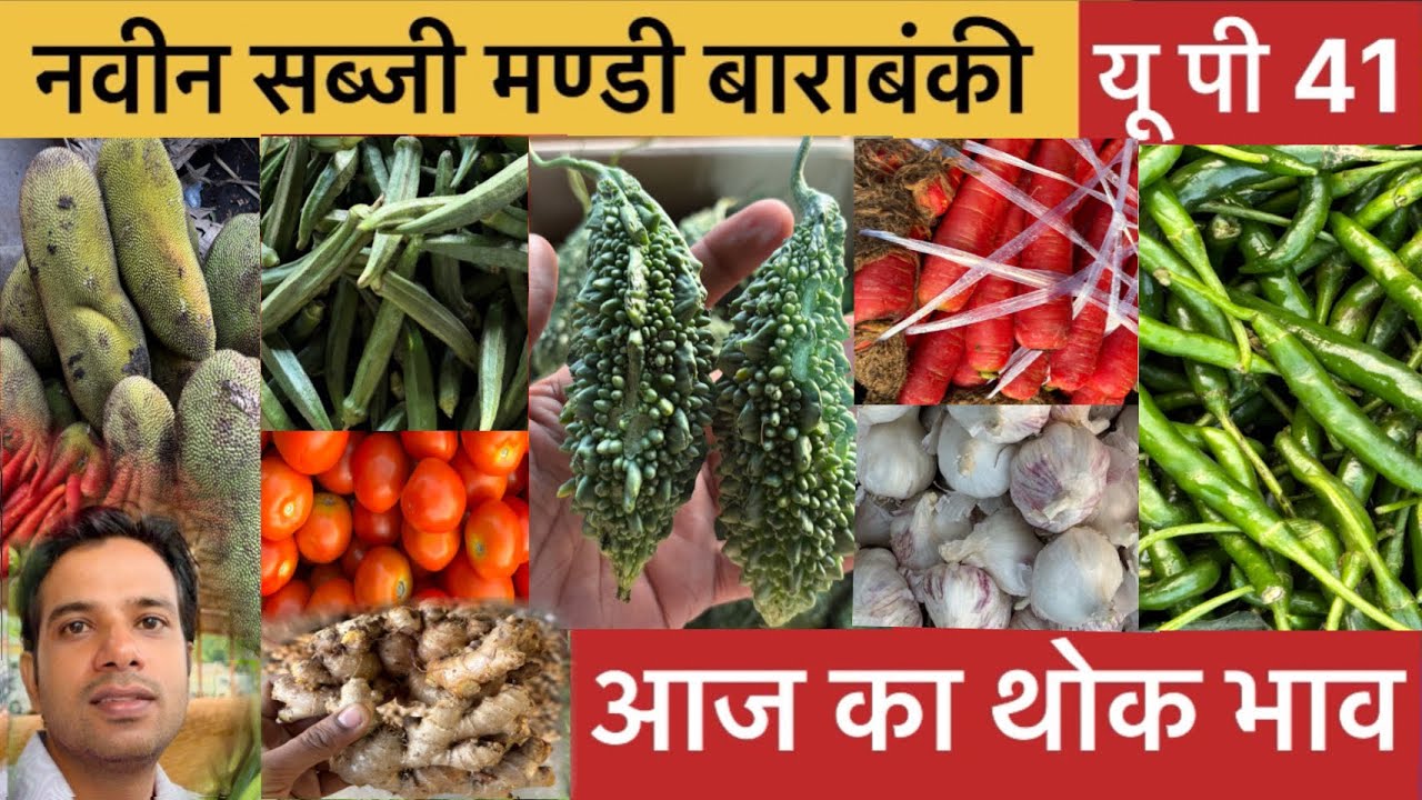 क्या भाव बिकी सब्जिया आज बाराबंकी सब्जी मंडी में | barabanki sabjimandi aaj ka bhav jane 🥦🫑🥒🥬🥔😍