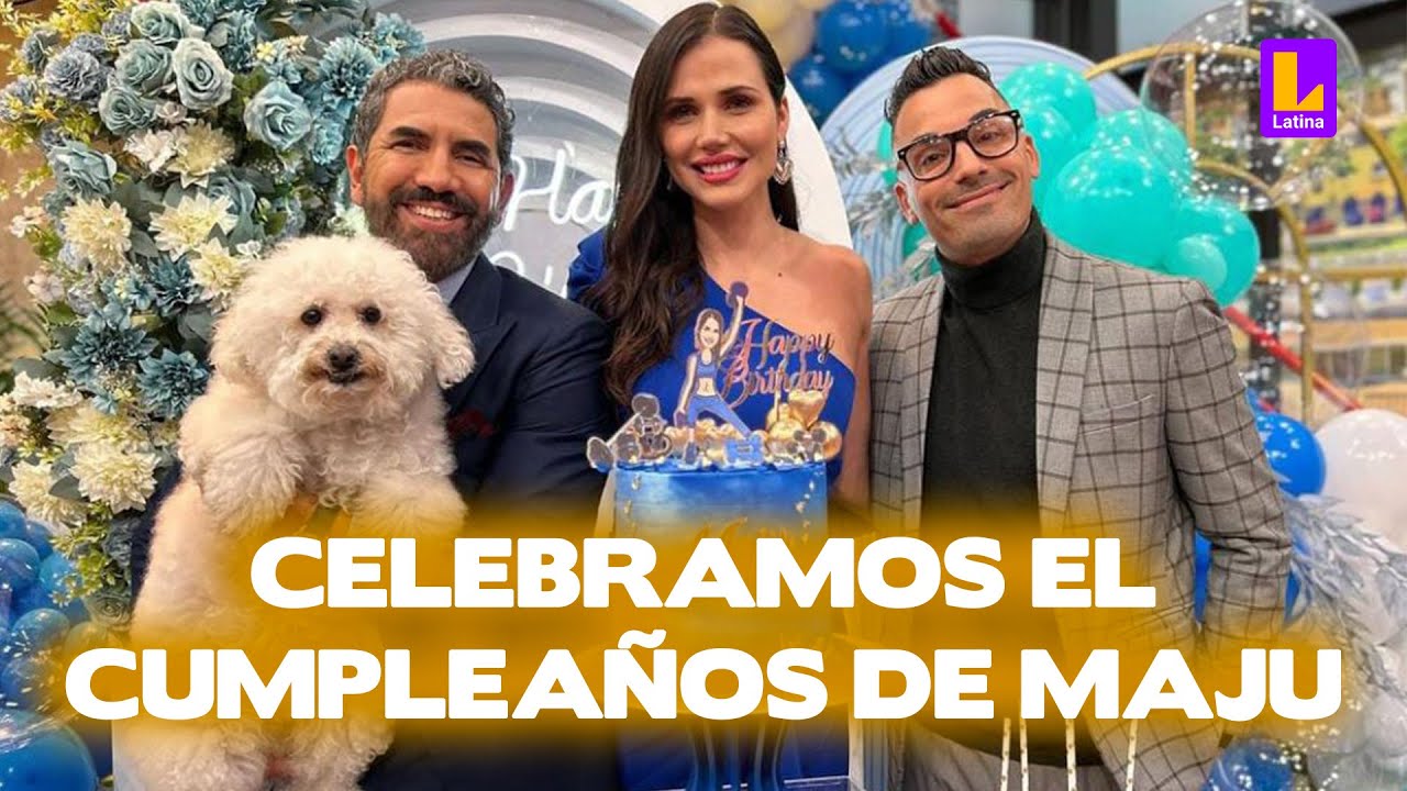 Fernando Díaz y Santi Lesmes sorprenden a Maju Mantila por su cumpleaños l Arriba Mi Gente