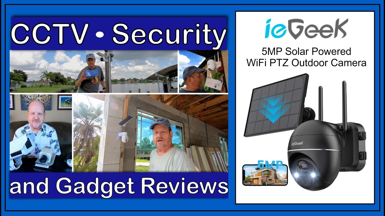 ieGeek 5mp solar ptz wifi camera