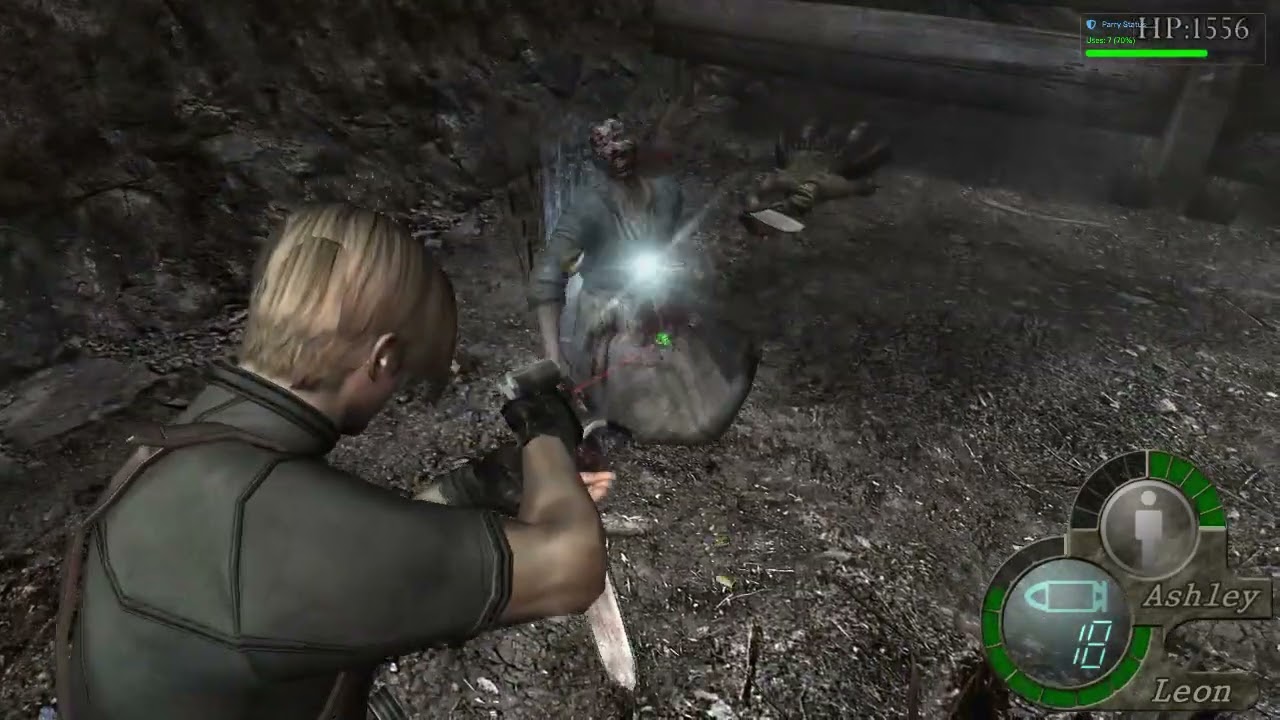 re4 Custom animations and kreedy trainer