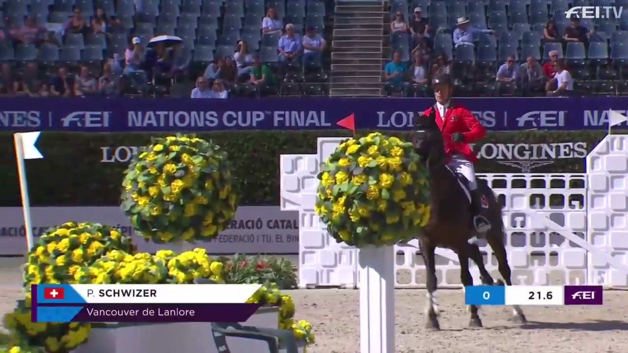 Pius Schwitzer & Vancouver de Lanlore Finale coupe des nations de Barcelone 2022 premier tour
