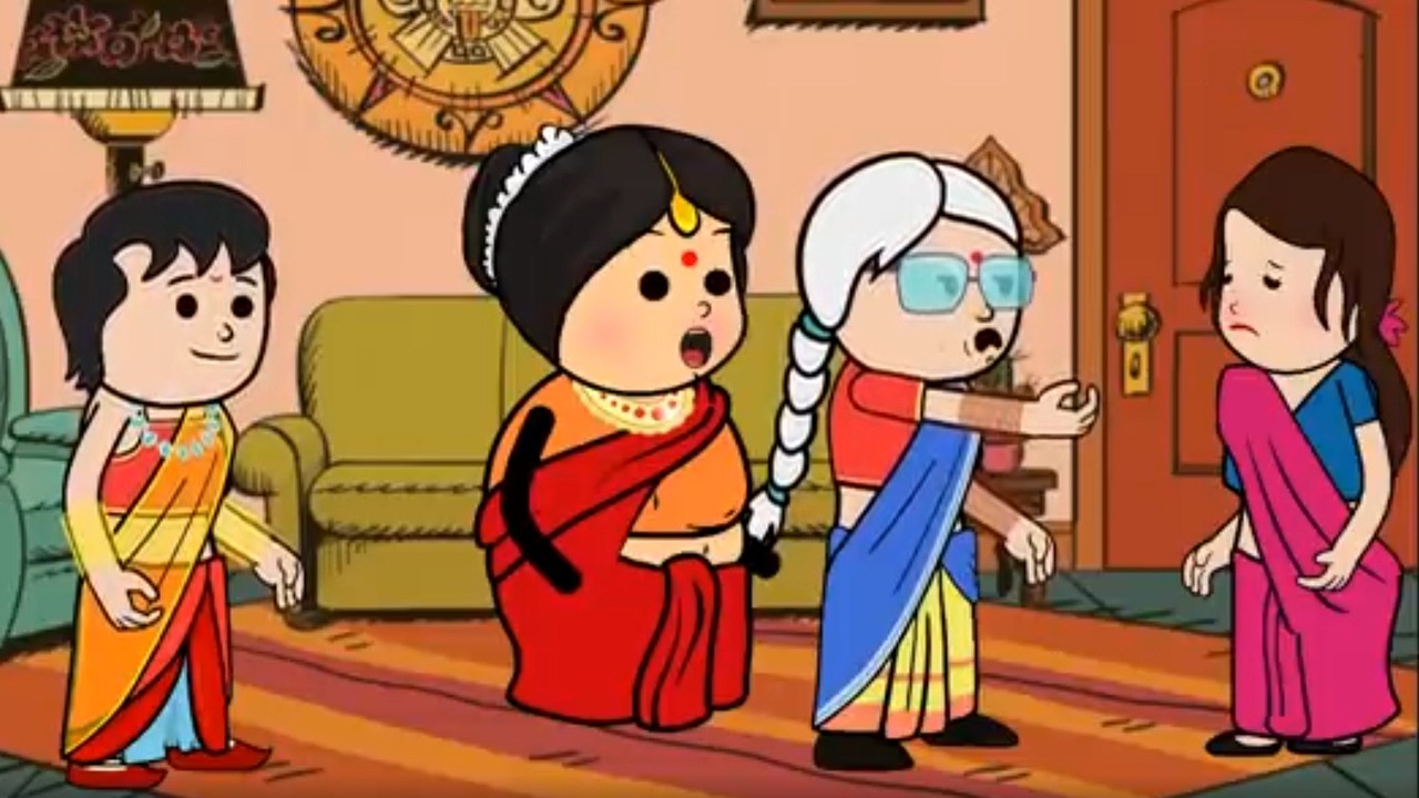 मॉडर्न बहू क्यों छठ व्रत करेगी |😡😭 (ghar ghar ki kahani cartoon me)  moral story