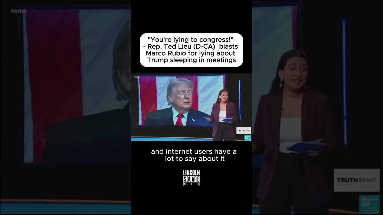 SLEEPY DON gets CALLED OUT by Ted Lieu #trump #marcorubio #tedlieu  #sleepydon