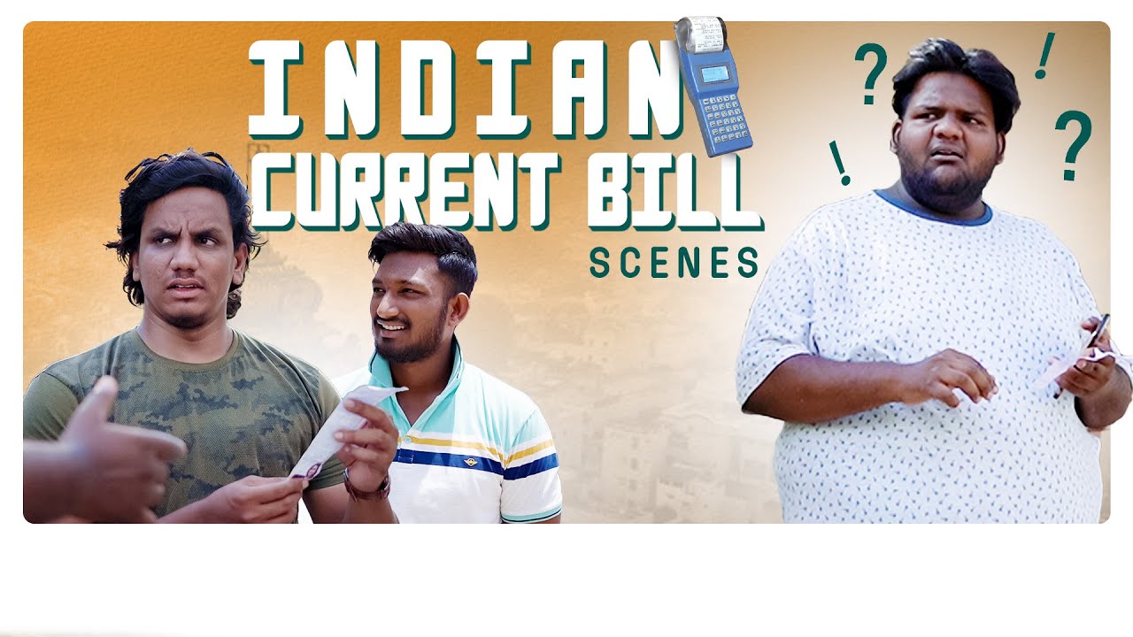 Indian Current Bill Scenes |Comedy Video| Mohammed Sameer| Warangal hungama