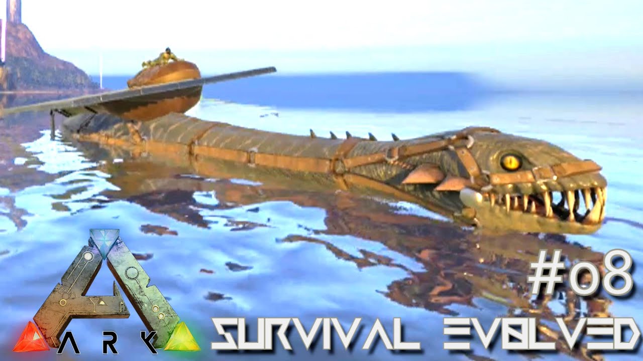 ARK: Survival Evolved - Plesiosaurus Platform Ballista Elevators !!! [Ep 08] (Server Gameplay)