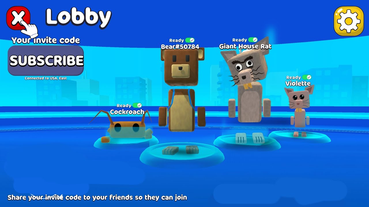 NEW Giant House Gang Multiplayer Gameplay|Super Bear Adventure Gameplay 