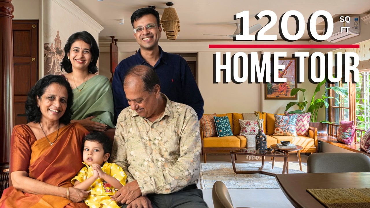 How Two 600 SQFT Apartments Became One Timeless Family Home