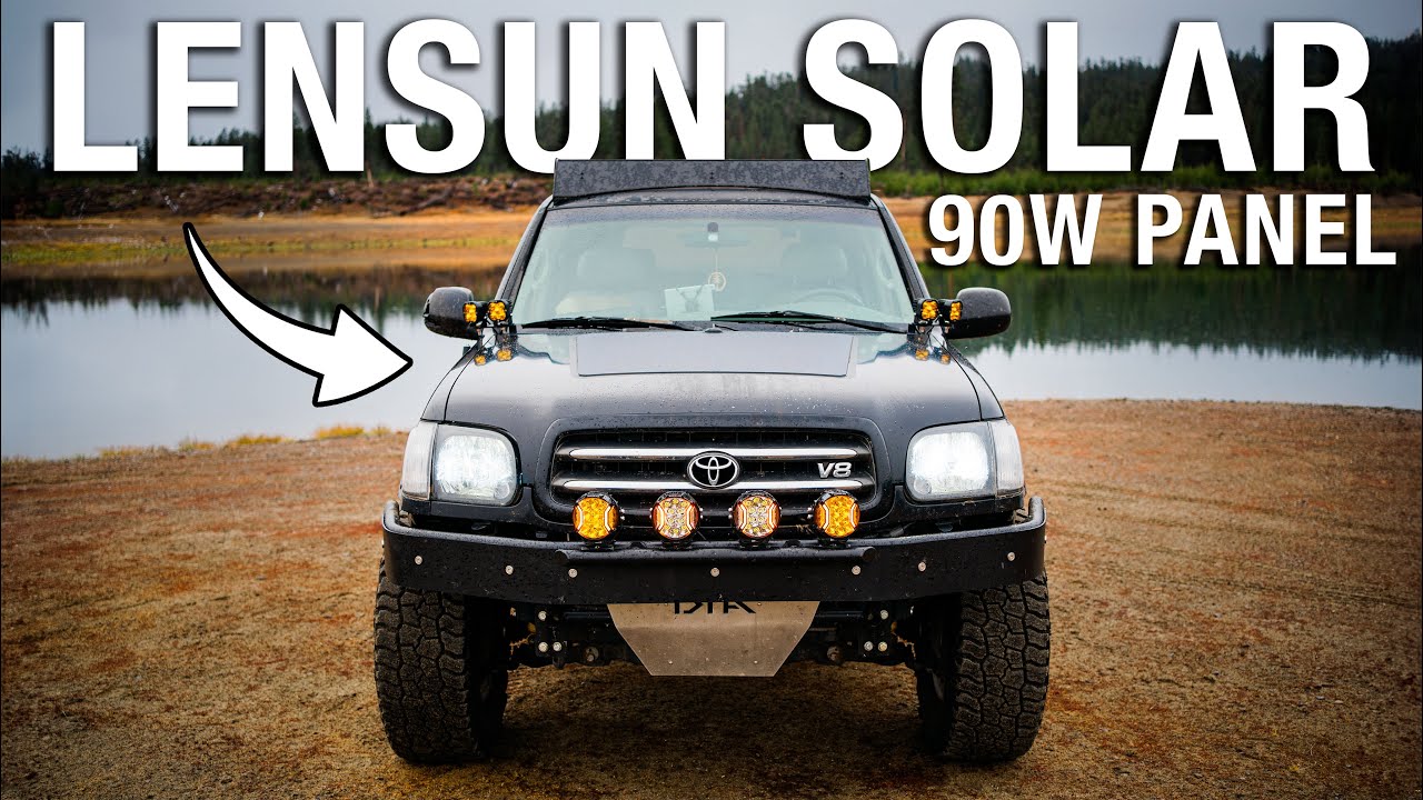 How to Install a Hood Mounted SOLAR Panel on 1st Gen Sequoia