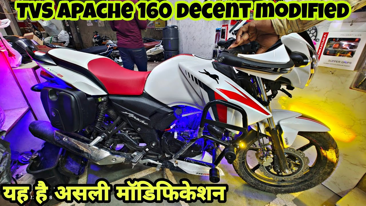 TVS Apache RTR 160 Modification | apache 160 modified | Apache decent modified