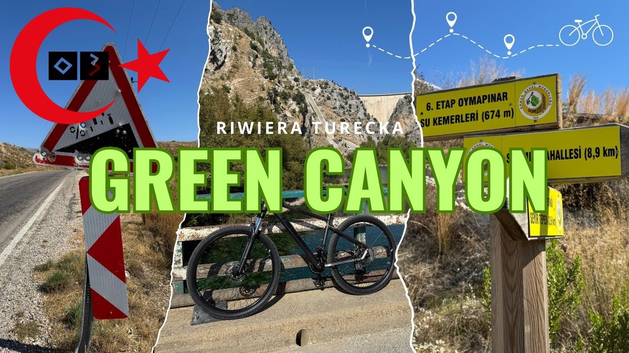 🇹🇷 RIWIERA TURECKA 🇹🇷 Wycieczka rowerowa nad Green Kanion (Zielony Kanion) 🇹🇷 3/4 🇹🇷