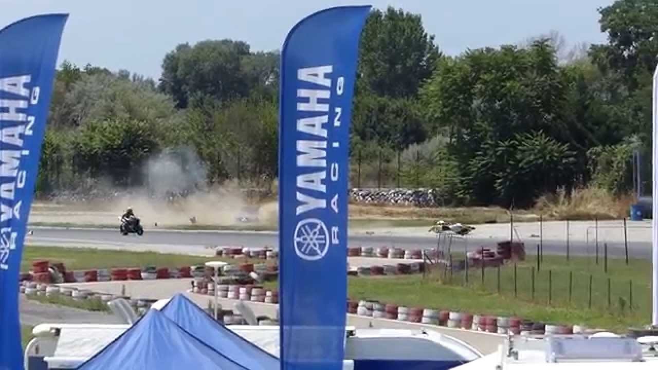 Serres circuit supersport 600 crash