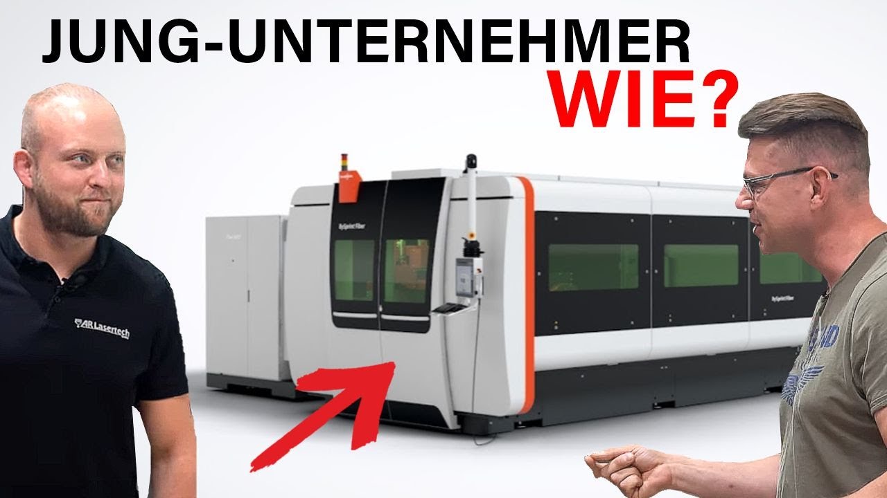 Jungunternehmer und 500.000,- € Laserschneidanlage, wie geht das?