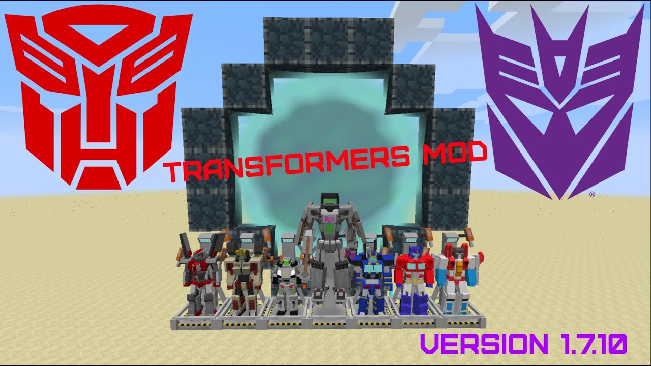 Transformers Mod 1.7.10 (Fisk Files mod)