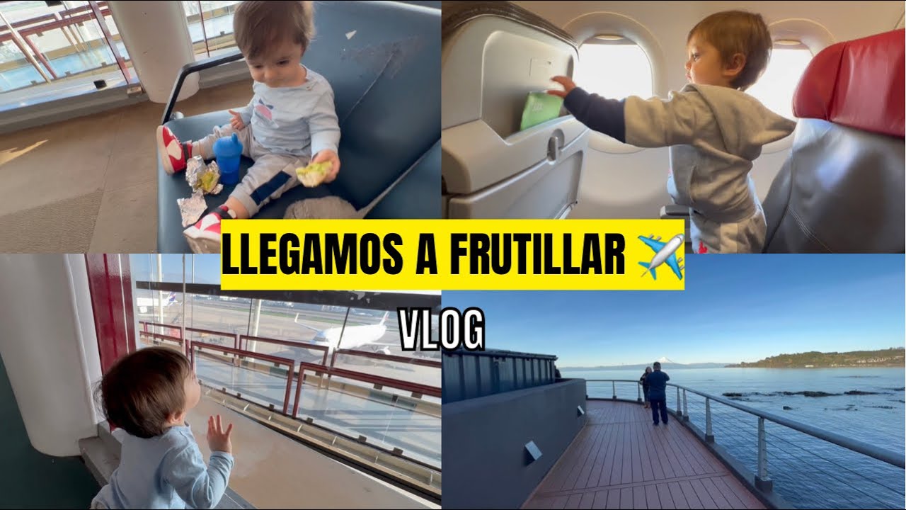 VIAJE SOLA CON MI BEBE DE UN AÑO EN AVIÓN - Vlog