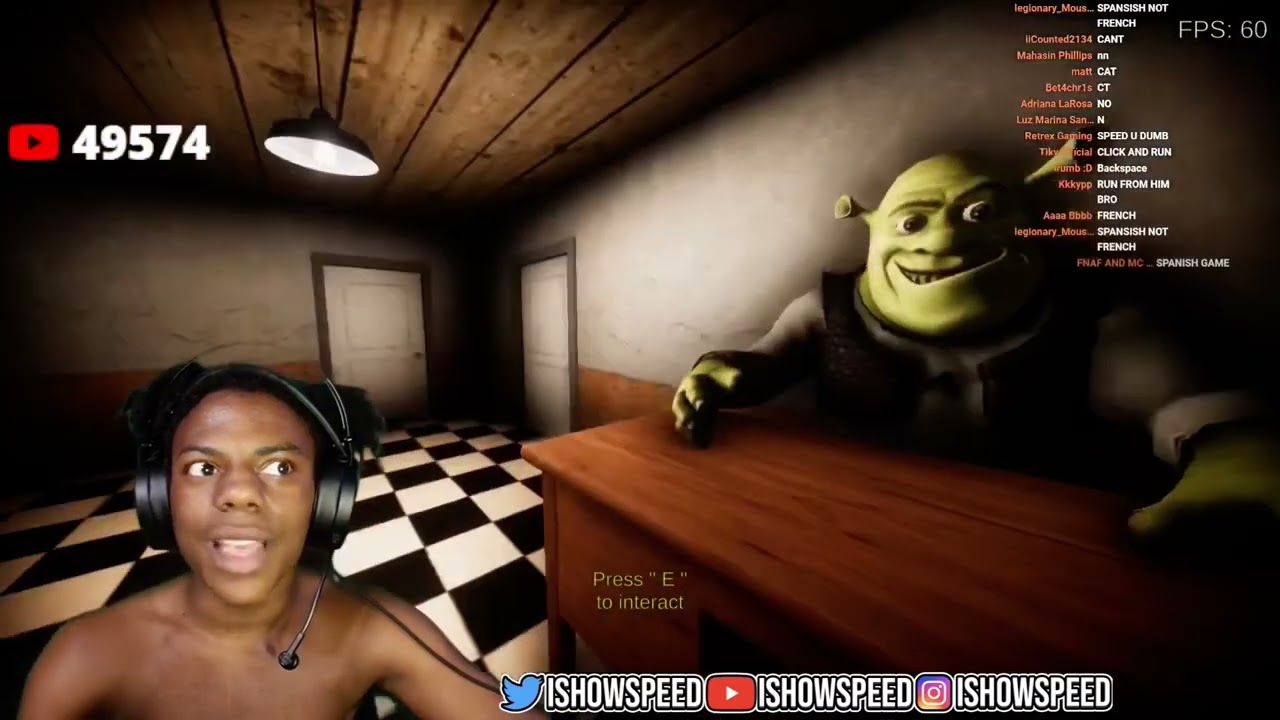 IShowSpeed Plays Shrek Hotel