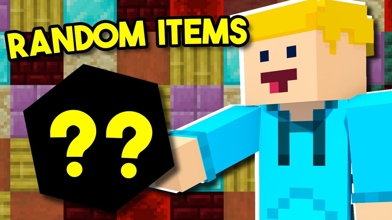 Minecraft... Men Blocks Droppar Random Items!