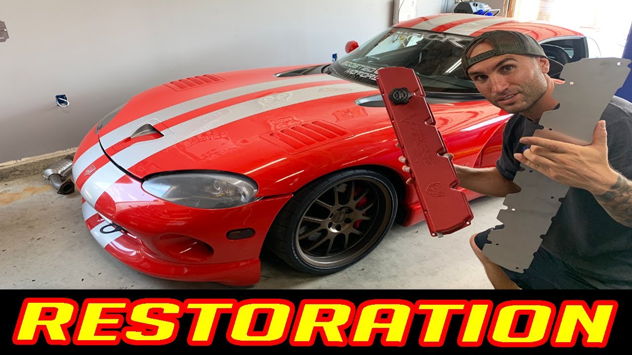 GEN 2 DODGE VIPER | Valve Cover Refinish | New Oil Baffle Install