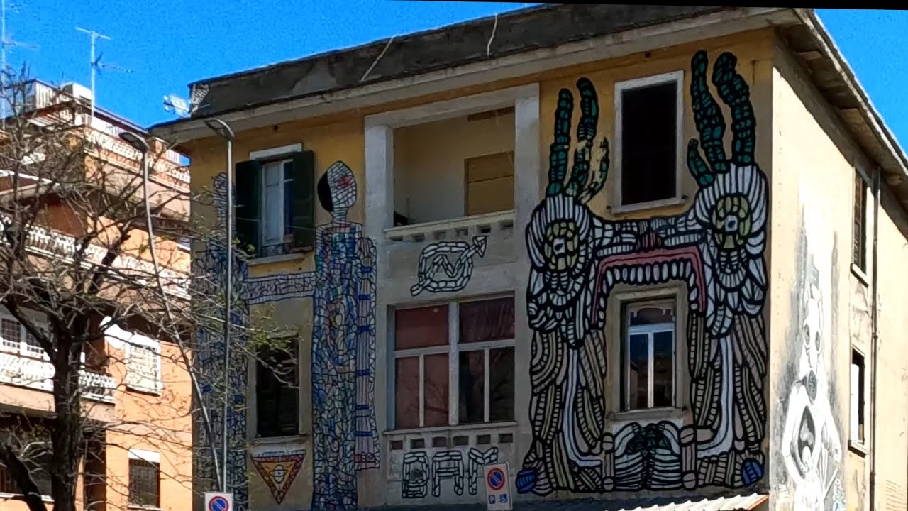 Rome Virtual Tour. Bike ride around Centocelle district - MULTI CC | ITALY - Slow TV [4K 50 fps]