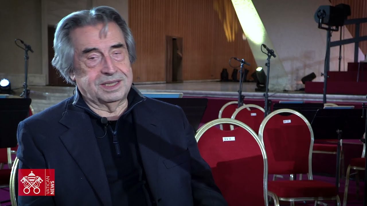 2025 dicembre 11 Intervista a Riccardo Muti in occasione del Concerto di Natale in all’Aula Paolo VI