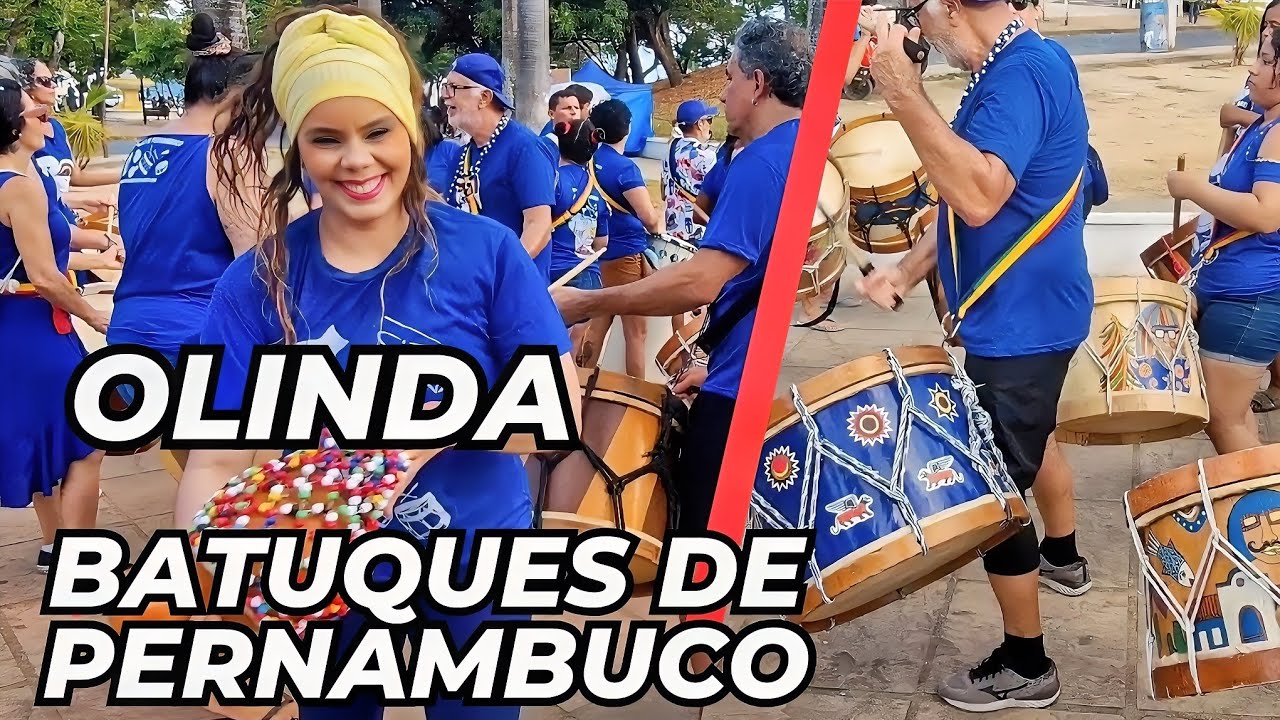 Cortejo do Batuques de Pernambuco: Tradi&ccedil;&atilde;o e Energia na Pra&ccedil;a do Carmo, Olinda
