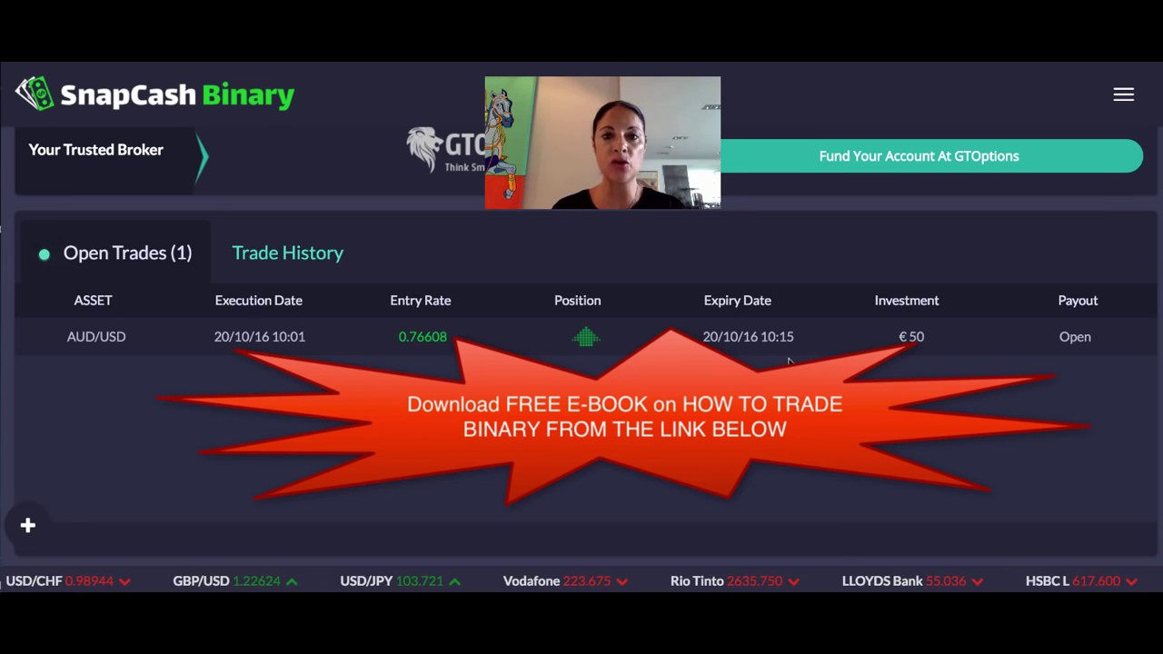 SnapCash Binary - Make Money in your sleep - 5/5 Success Trades