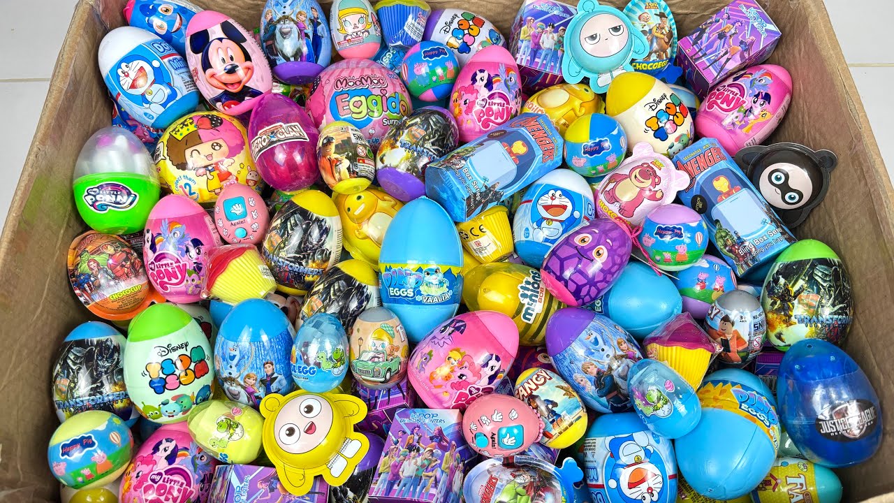 Unpacking So Many Satisfying And Colourful Surprise Egg, Blind Pack, Blind Box, and More | ASMR